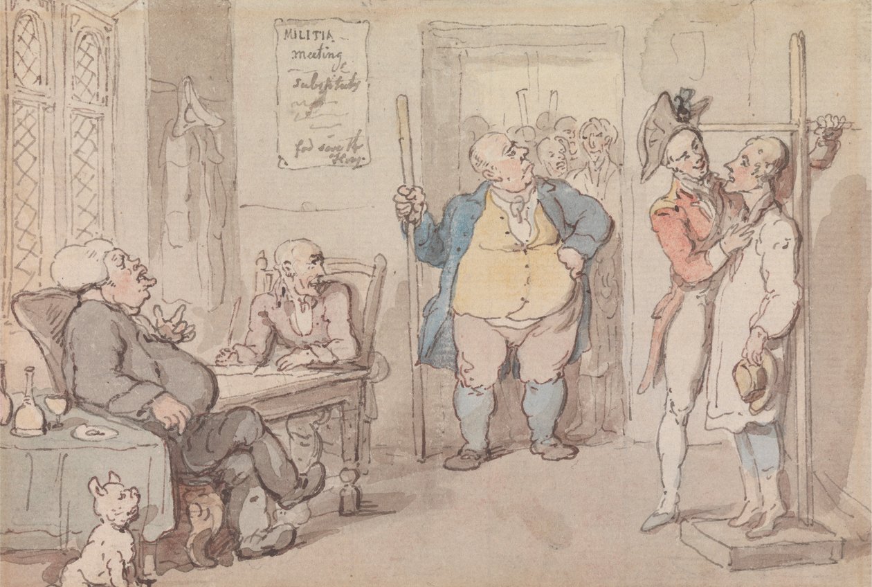 O Oficial de Recrutamento de Thomas Rowlandson