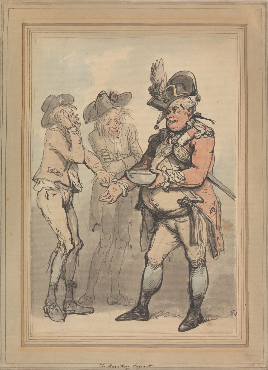 O Sargento de Recrutamento de Thomas Rowlandson