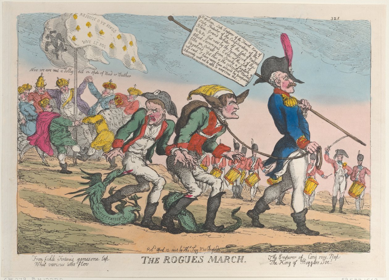 The Rogues March, 12 de abril de 1814., 12 de abril de 1814. de Thomas Rowlandson