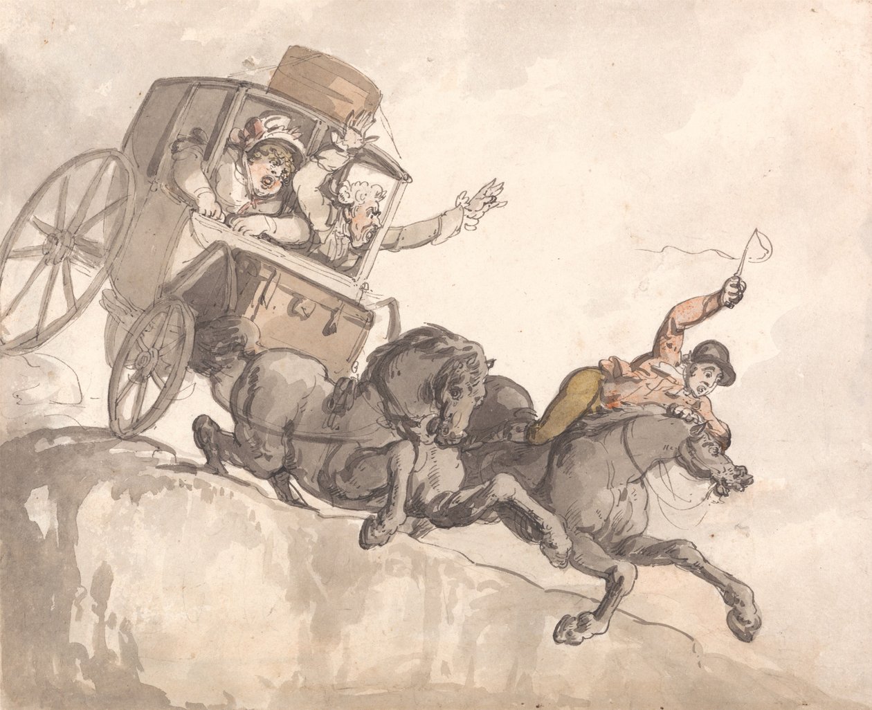 O Treinador Fugitivo de Thomas Rowlandson