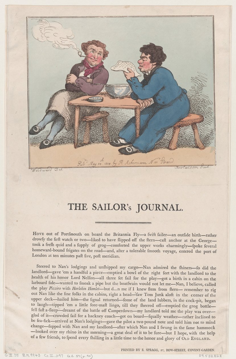 O Diário do Marinheiro, 20 de maio de 1802., 20 de maio de 1802. de Thomas Rowlandson