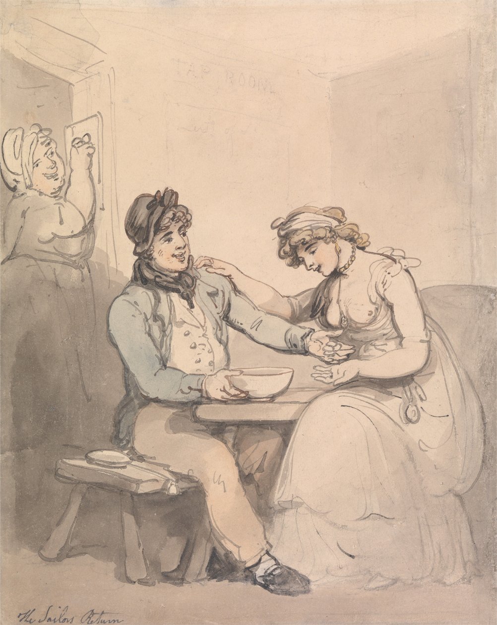 O Regresso do Marinheiro de Thomas Rowlandson