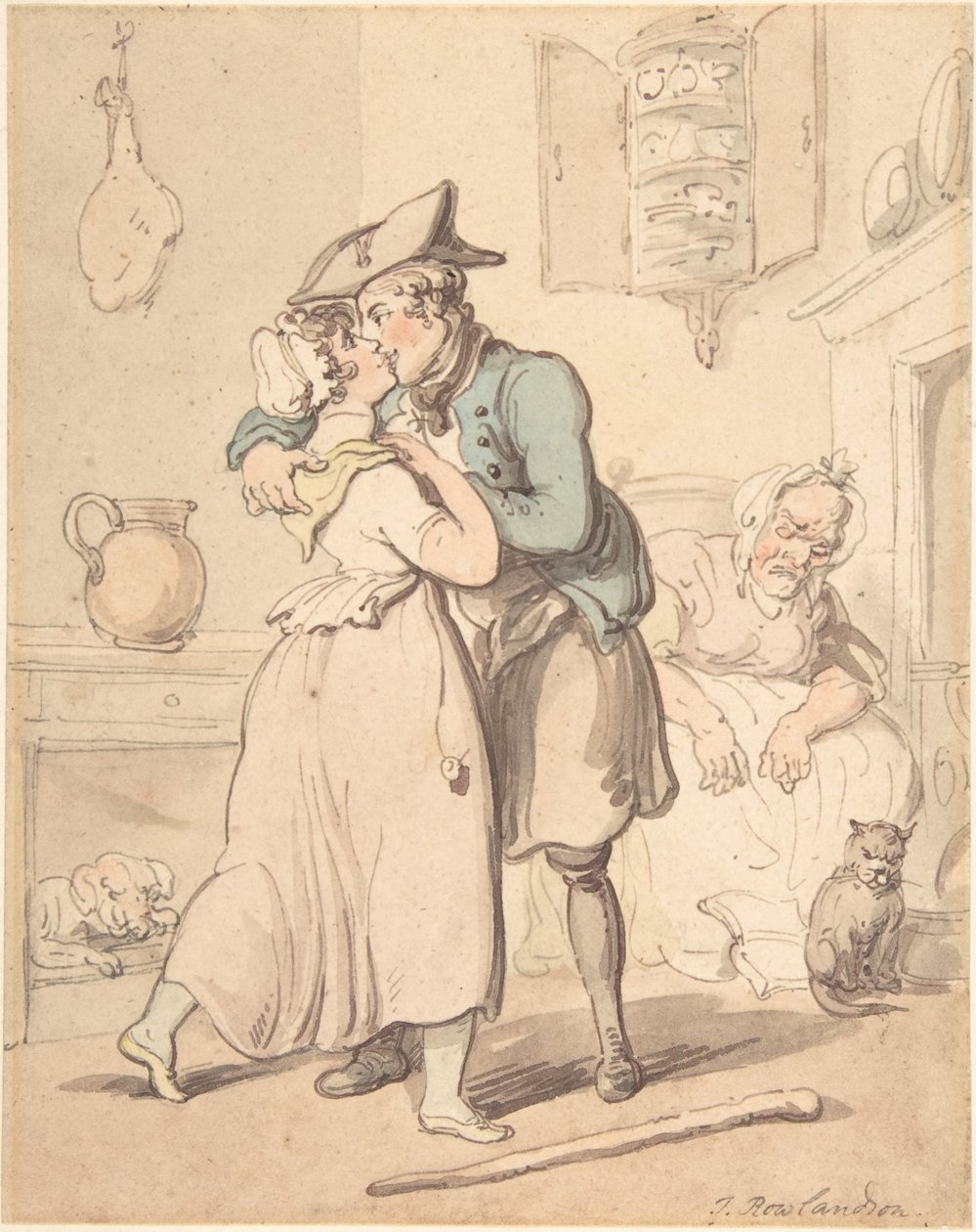 O regresso do marinheiro do serviço ativo de Thomas Rowlandson