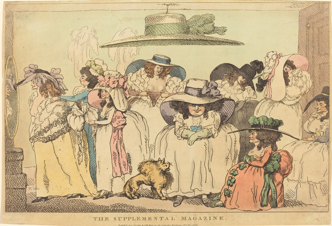 A revista complementar de Thomas Rowlandson
