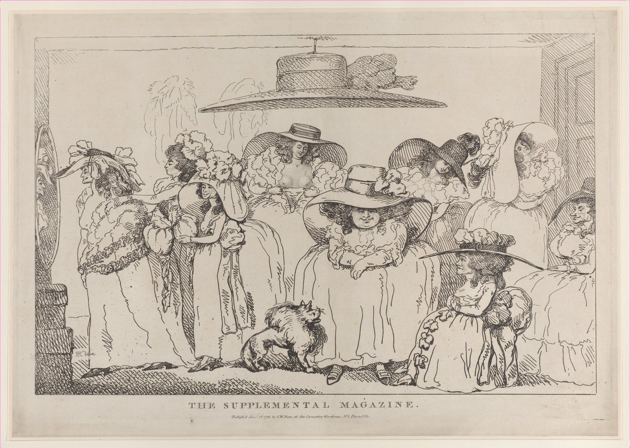 The Supplemental Magazine, 1º de janeiro de 1786., 1º de janeiro de 1786. de Thomas Rowlandson