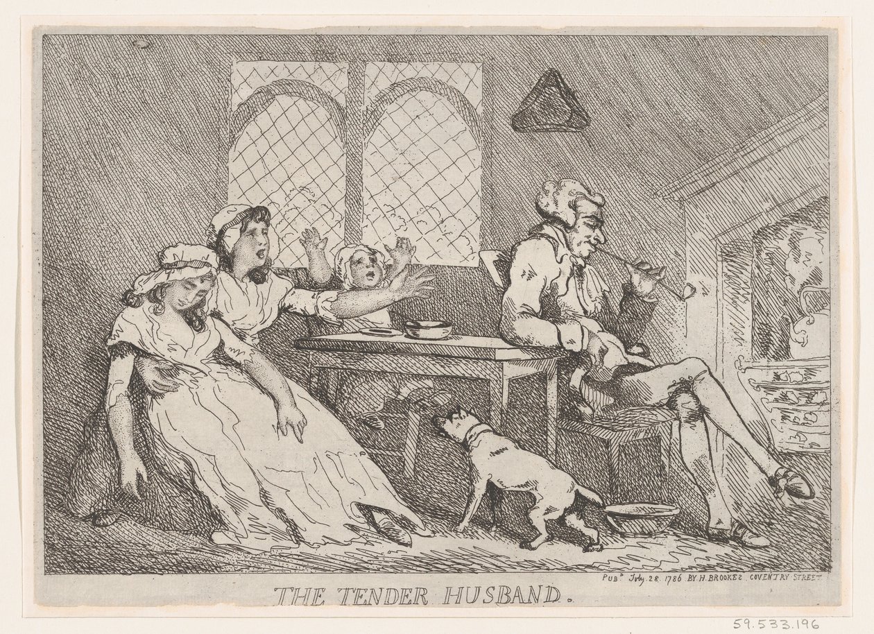 O Terno Marido, 28 de julho de 1786., 28 de julho de 1786. de Thomas Rowlandson