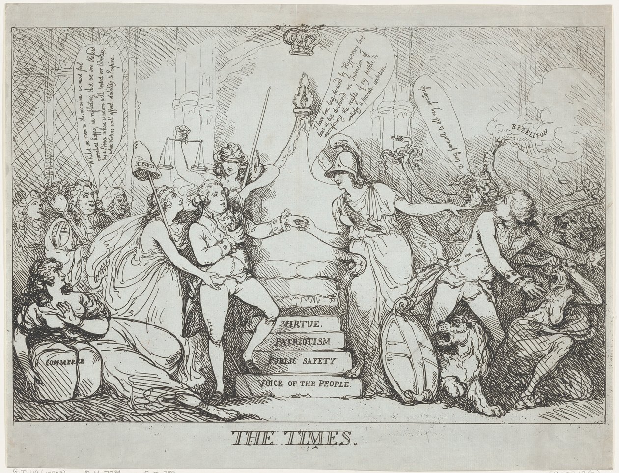 The Times, dezembro de 1788., dezembro de 1788. de Thomas Rowlandson