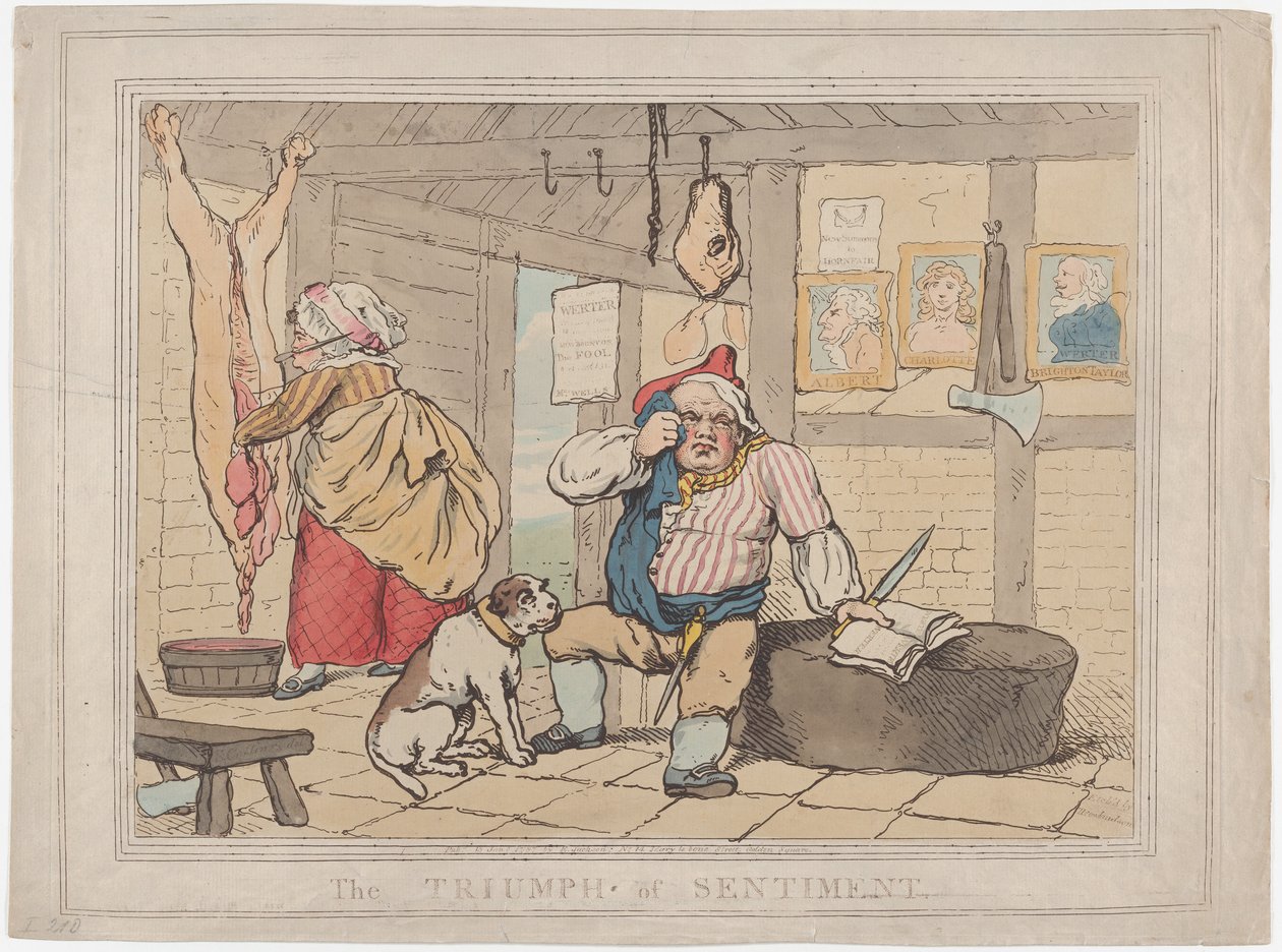 O Triunfo do Sentimento, 15 de janeiro de 1787., 15 de janeiro de 1787. de Thomas Rowlandson