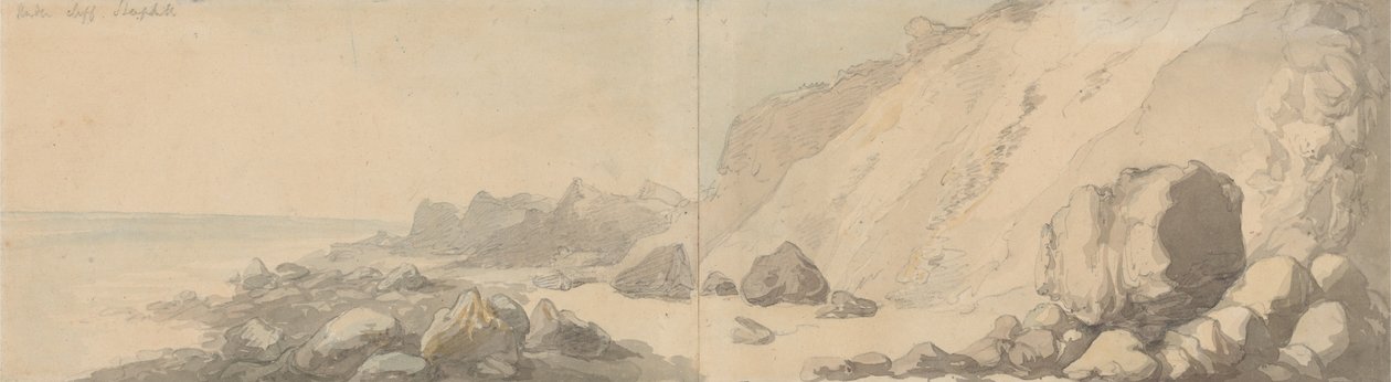 The Undercliff, Steephill, Ilha de Wight de Thomas Rowlandson