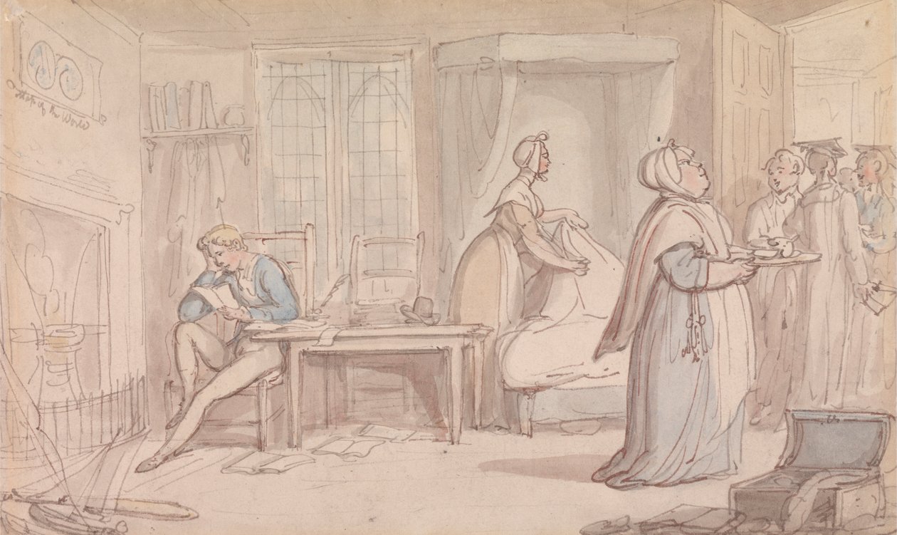O Quarto da Graduação de Thomas Rowlandson