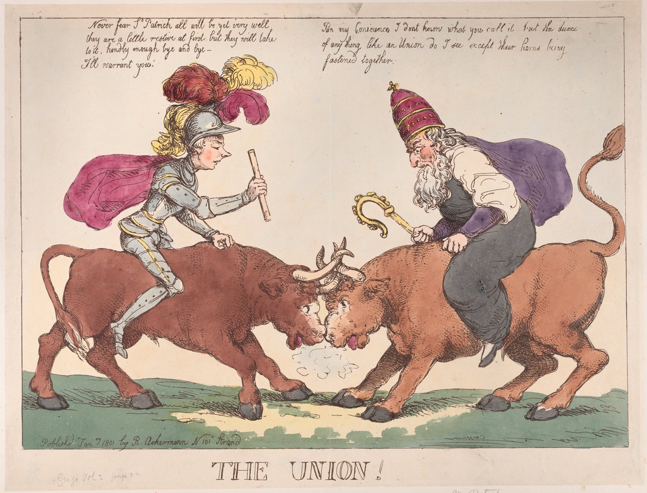 A União, 1º de janeiro de 1801., 1º de janeiro de 1801. de Thomas Rowlandson
