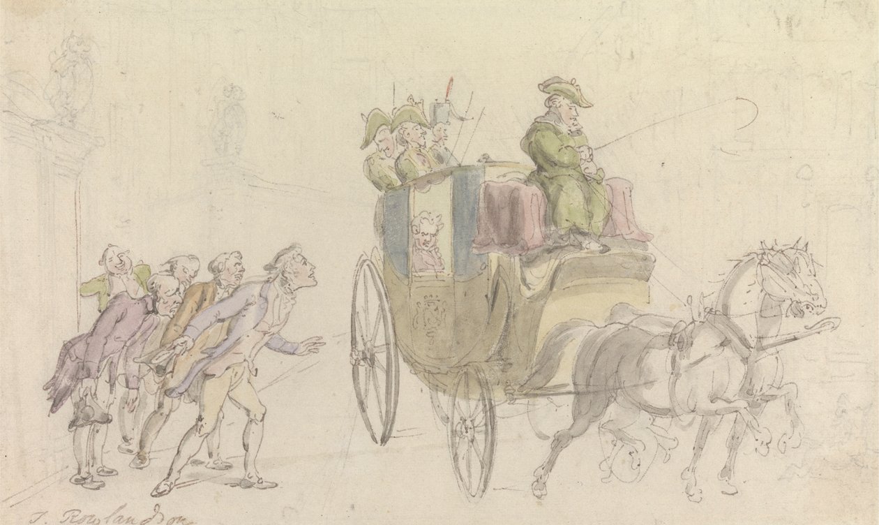 O Vigário de Wakefield: Participação de um Nobre de Thomas Rowlandson