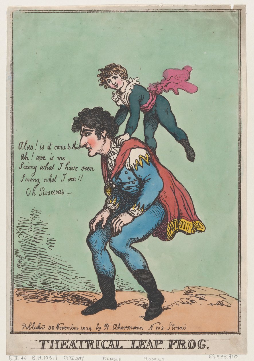 Teatral Leap Frog, 30 de novembro de 1804., 30 de novembro de 1804. de Thomas Rowlandson