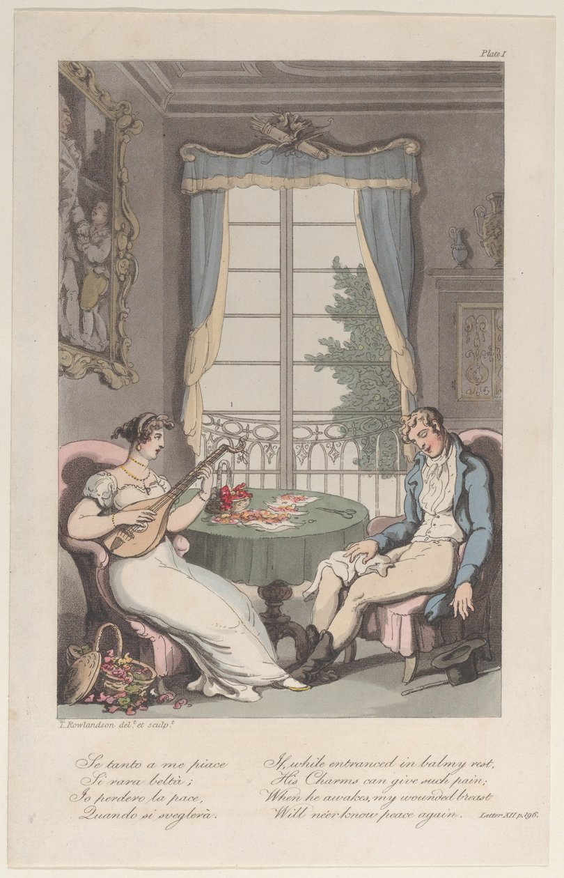 Página de rosto, de Nápoles e da Campagna Felice: em uma série de cartas endereçadas..., 1º de junho de 1815. de Thomas Rowlandson