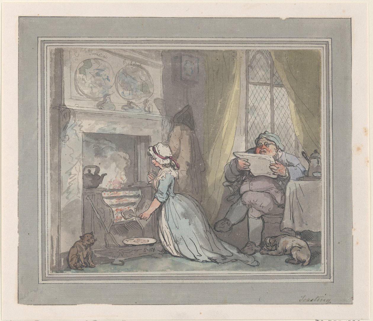 Tostando, 1783-90., 1783-90. de Thomas Rowlandson