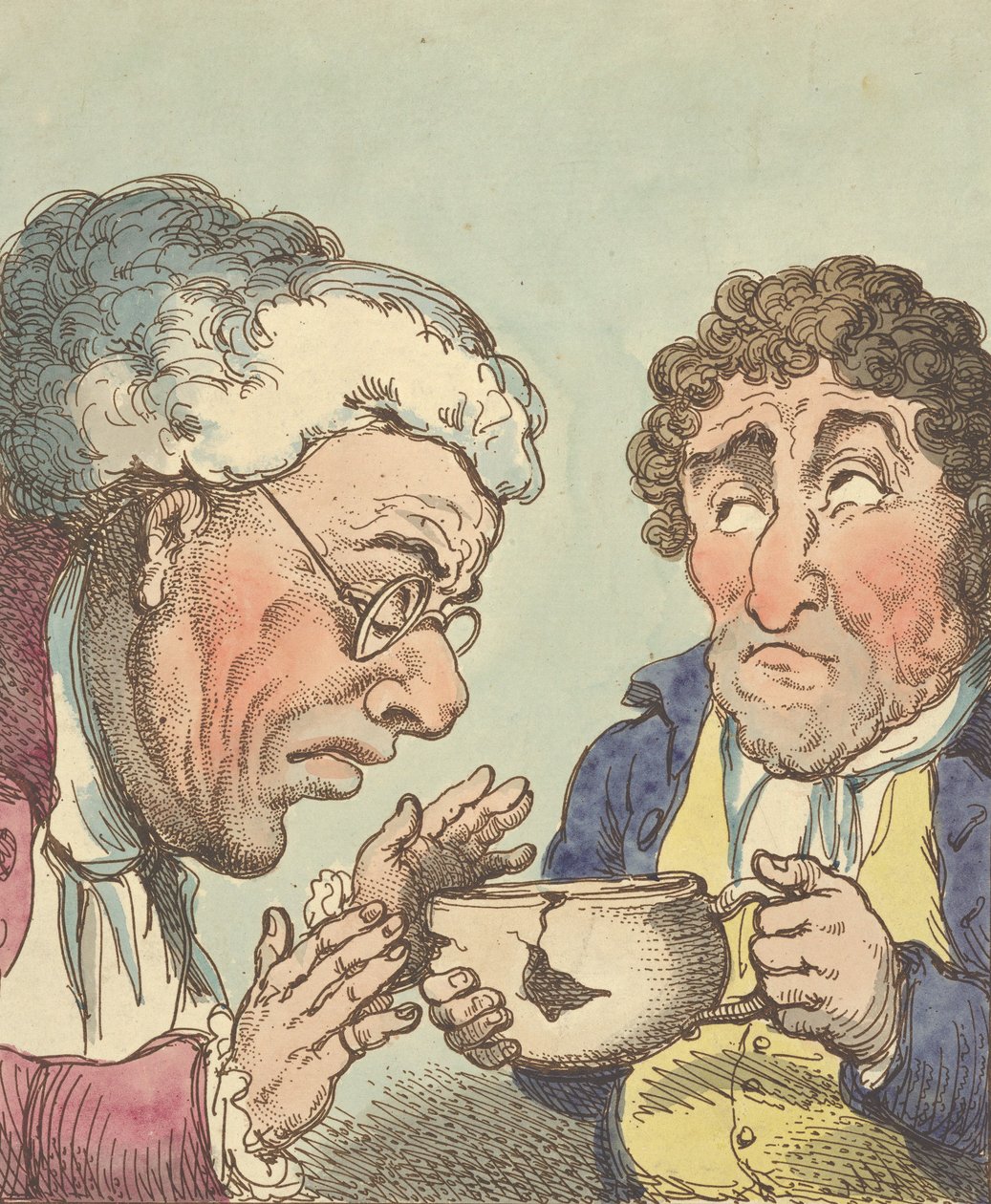 Veneração, 1800., 1800. de Thomas Rowlandson