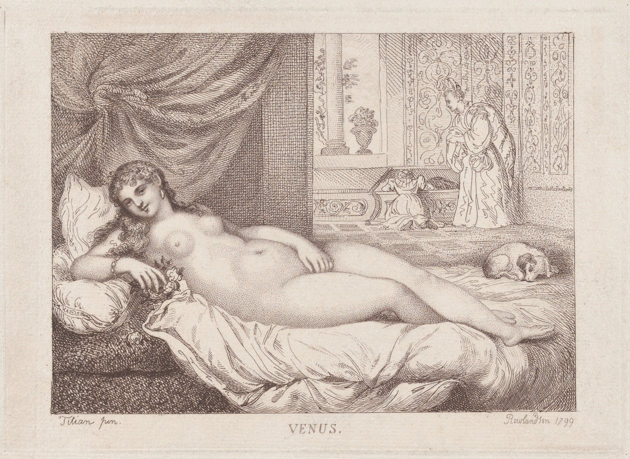 Vênus de Urbino, 1799., 1799. de Thomas Rowlandson
