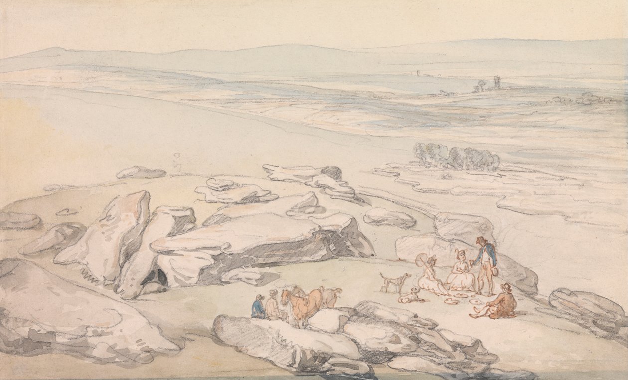 Ver em Exmoor de Thomas Rowlandson