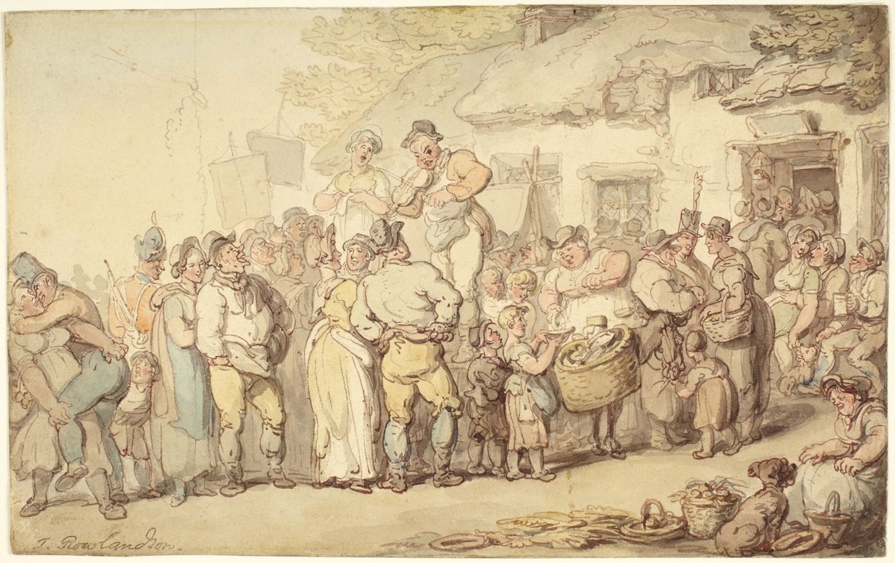 Feira da aldeia de Thomas Rowlandson
