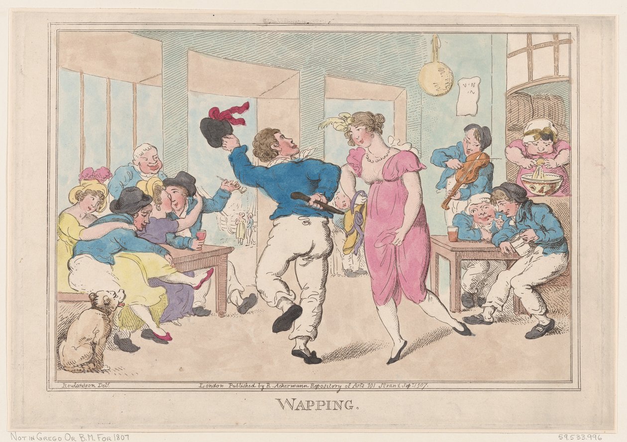 Wapping, setembro de 1807., setembro de 1807. de Thomas Rowlandson