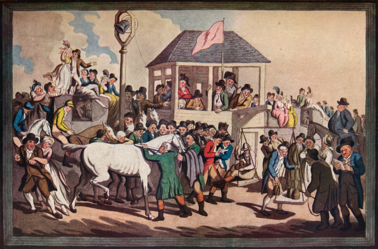 Pesagem, c1789 de Thomas Rowlandson