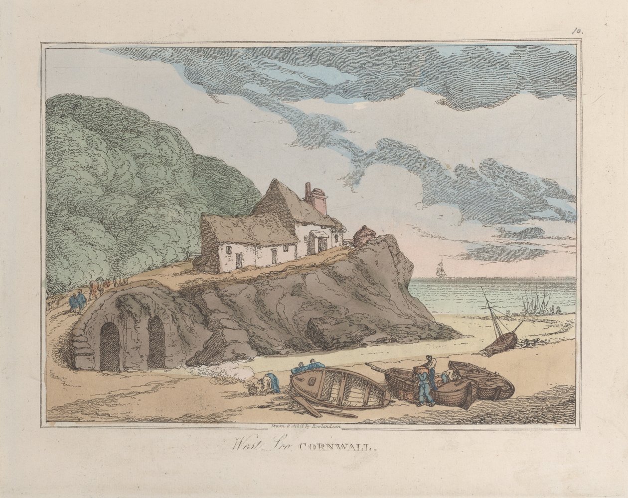 West Loo, Cornualha de Thomas Rowlandson