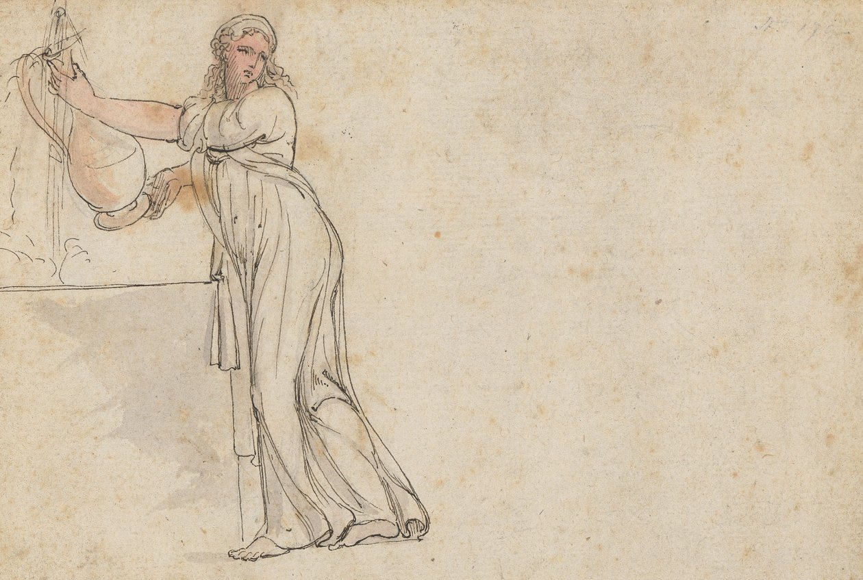 A Mulher junto ao Poço de Thomas Rowlandson