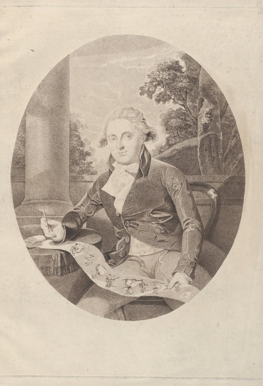 Henry William Bunbury Desenho seu Longo Minueto, 1789., 1789. de Thomas Ryder