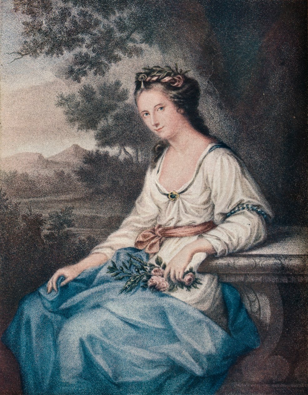 Honorável Anne Damer, século XVIII, 1904. de Thomas Ryder
