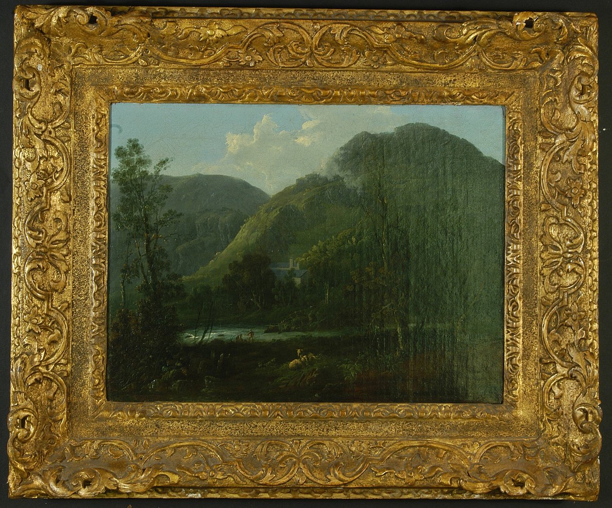 Rydal Hall, c.1790 óleo sobre tela de Thomas Sautelle Roberts