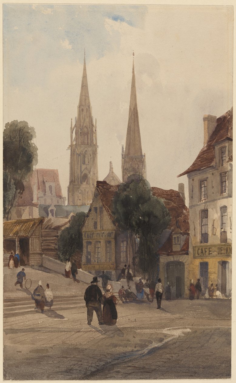 Uma rua em Chartres de Thomas Shotter Boys