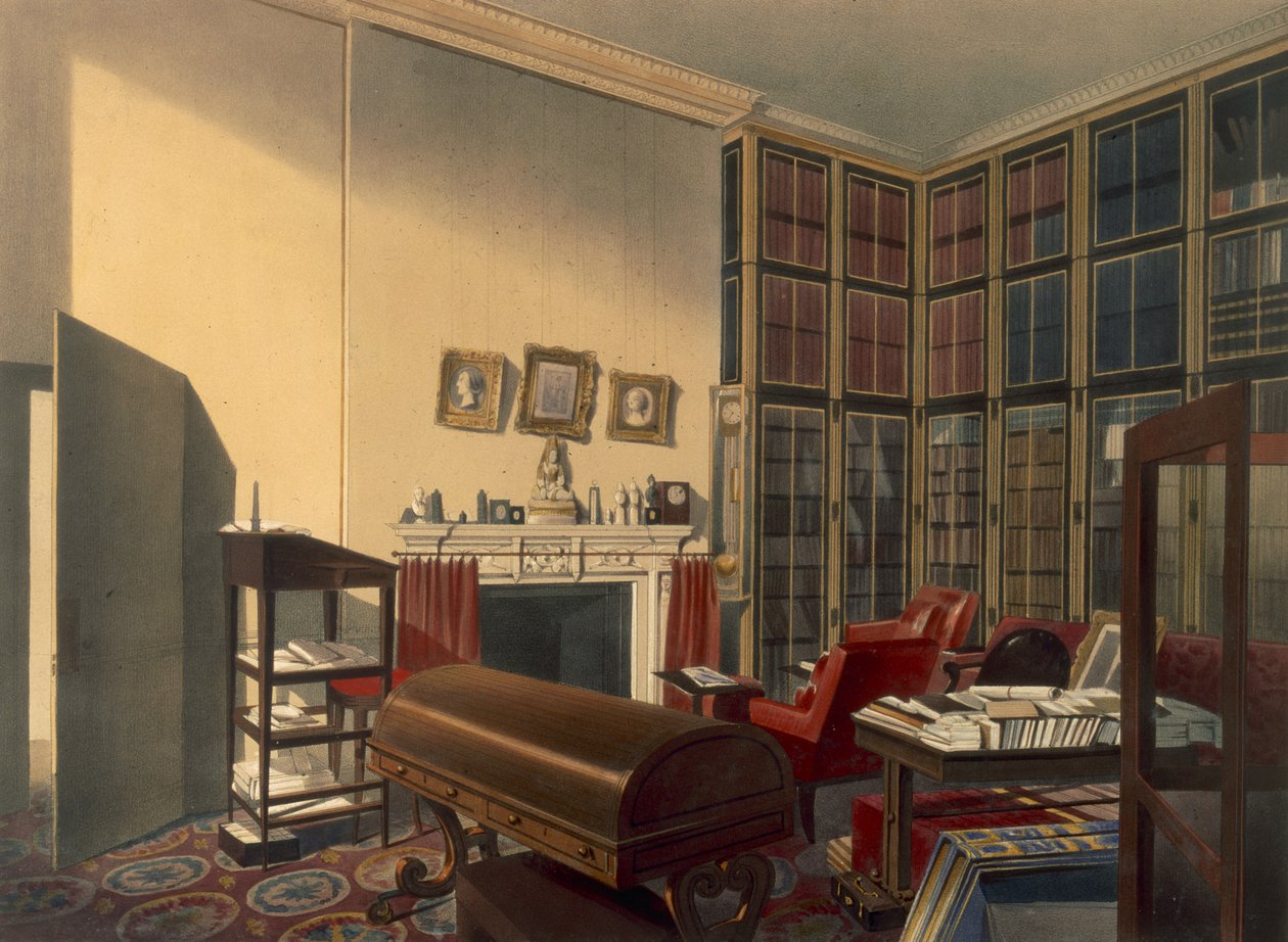 Quarto do próprio Duque, Apsley House, de T. Boys de Thomas Shotter Boys