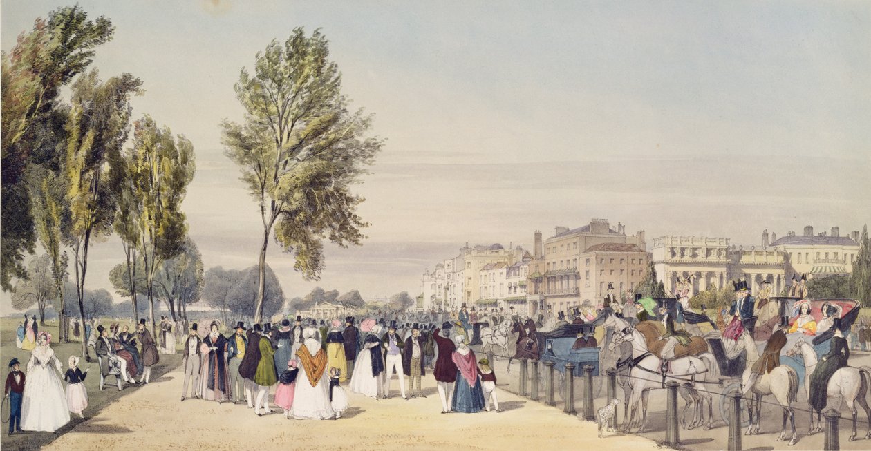 Hyde Park: perto de Grosvenor Gate de Thomas Shotter Boys