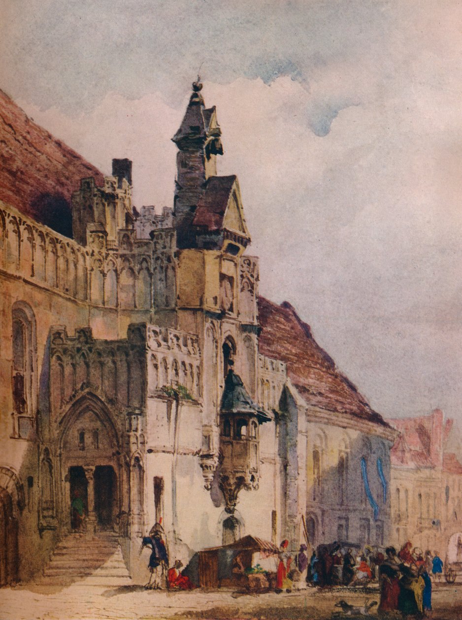 A Câmara Municipal, St Omer, 1867 de Thomas Shotter Boys