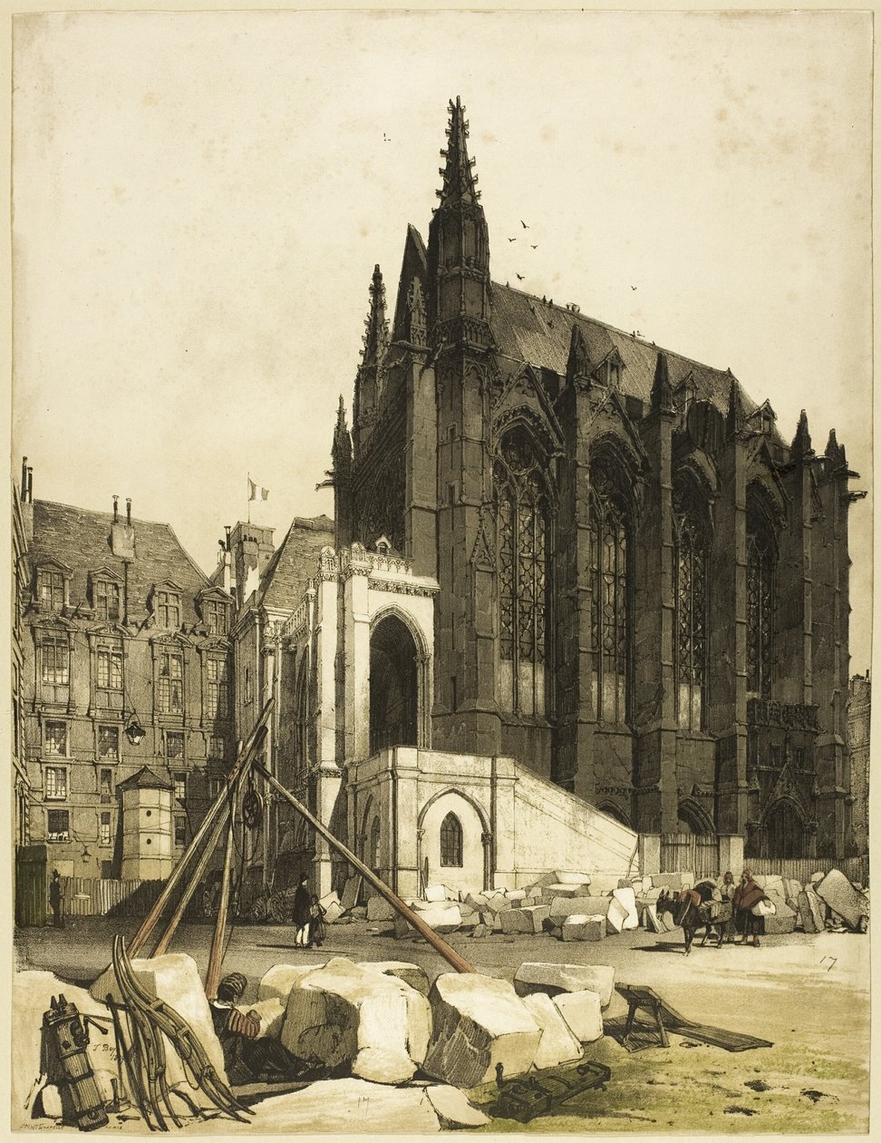 A Sainte Chapelle, Paris de Thomas Shotter Boys