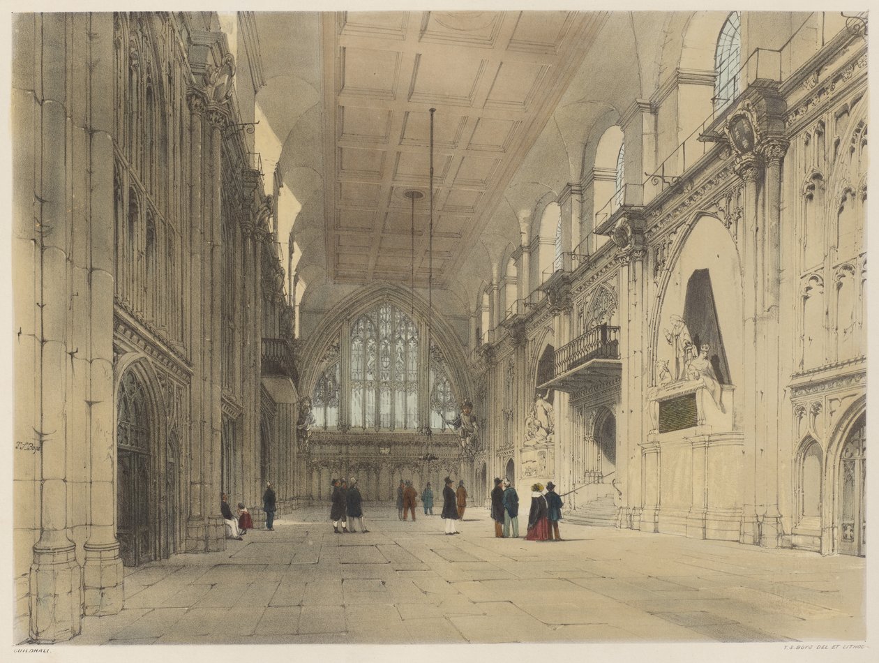 Londres como ela é: Guildhall de Thomas Shotter Boys