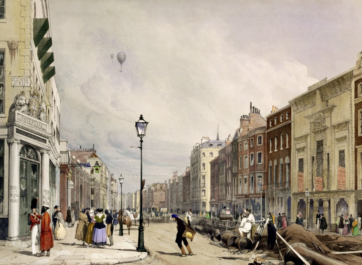 Piccadilly, 1842 de Thomas Shotter Boys