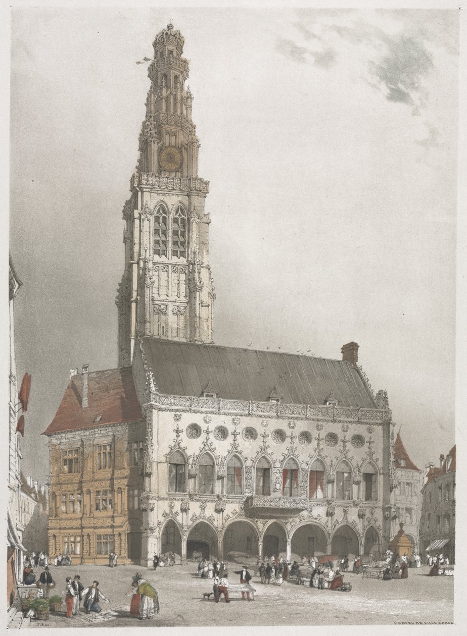 Arquitetura pitoresca em Paris, Ghent, Antuérpia, Rouen: L