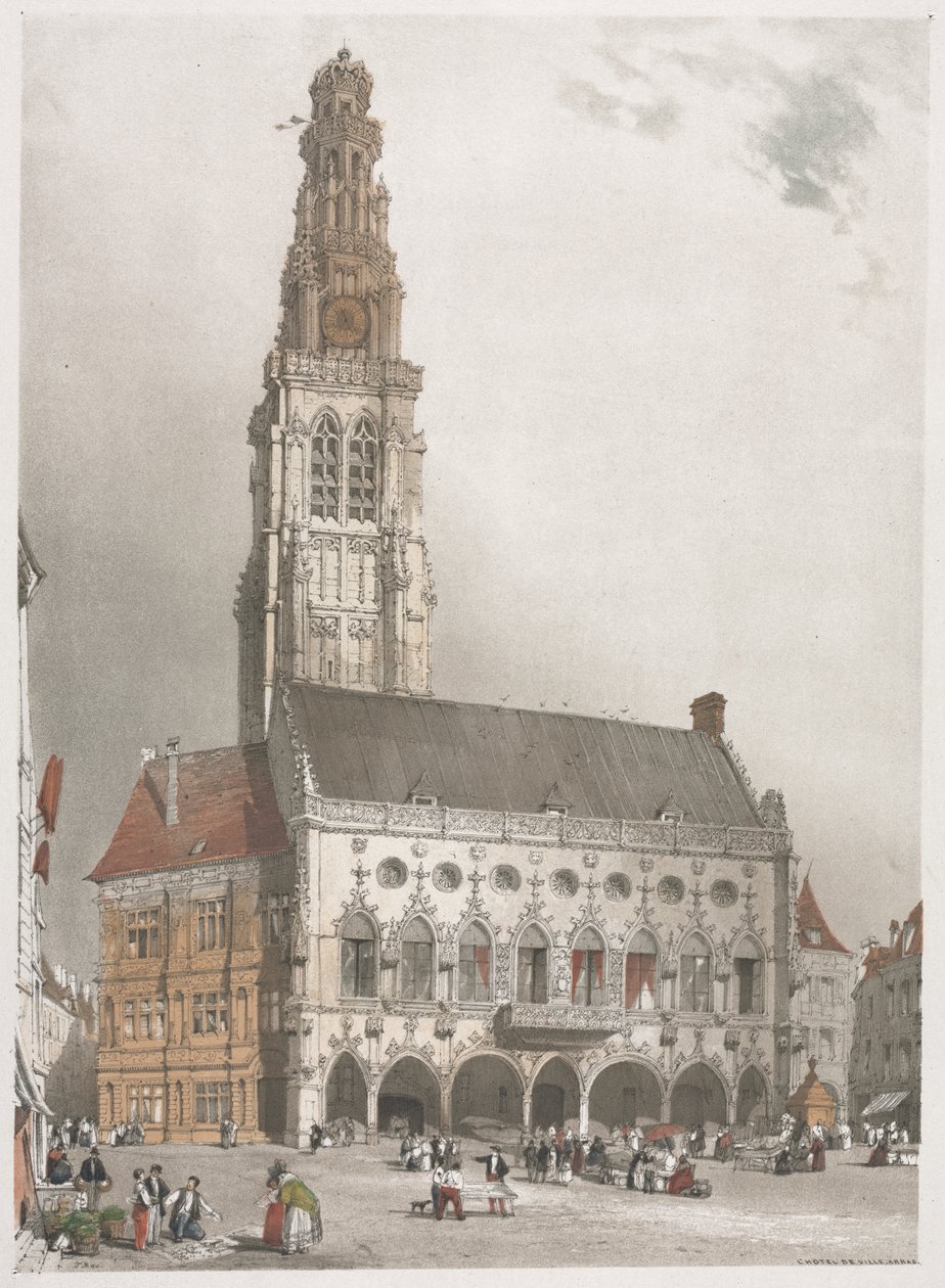Arquitetura pitoresca em Paris, Ghent, Antuérpia, Rouen: L