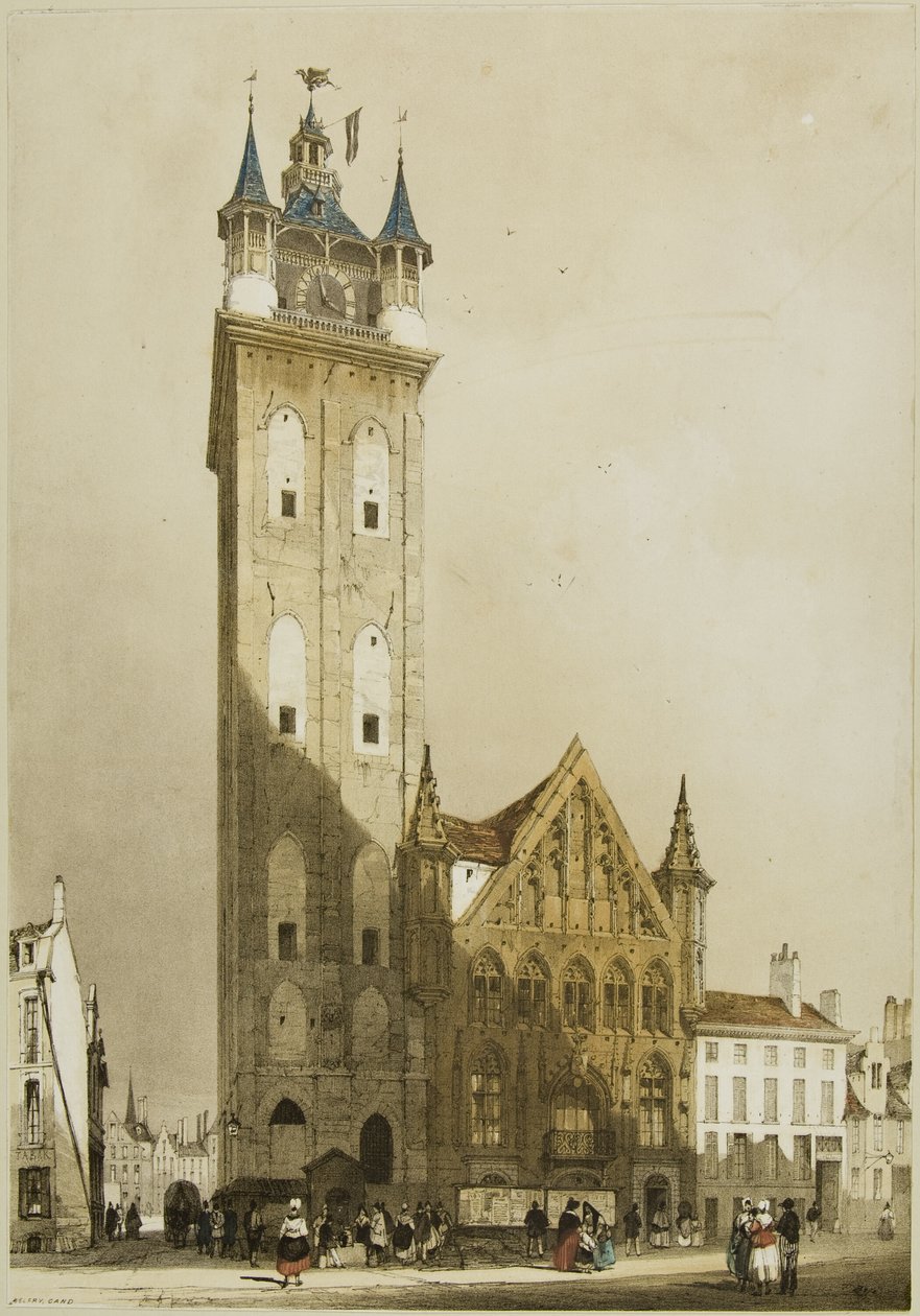Arquitetura pitoresca em Paris, Ghent, Antuérpia, Touen, etc. de Thomas Shotter Boys