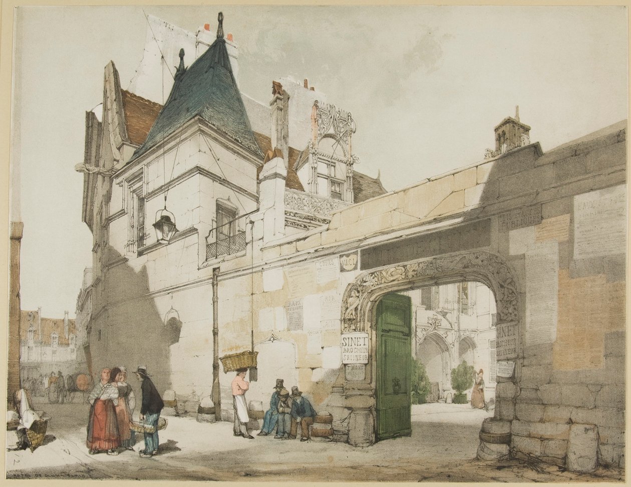 Arquitetura pitoresca em Paris, Ghent, Antuérpia, Touen, etc. de Thomas Shotter Boys