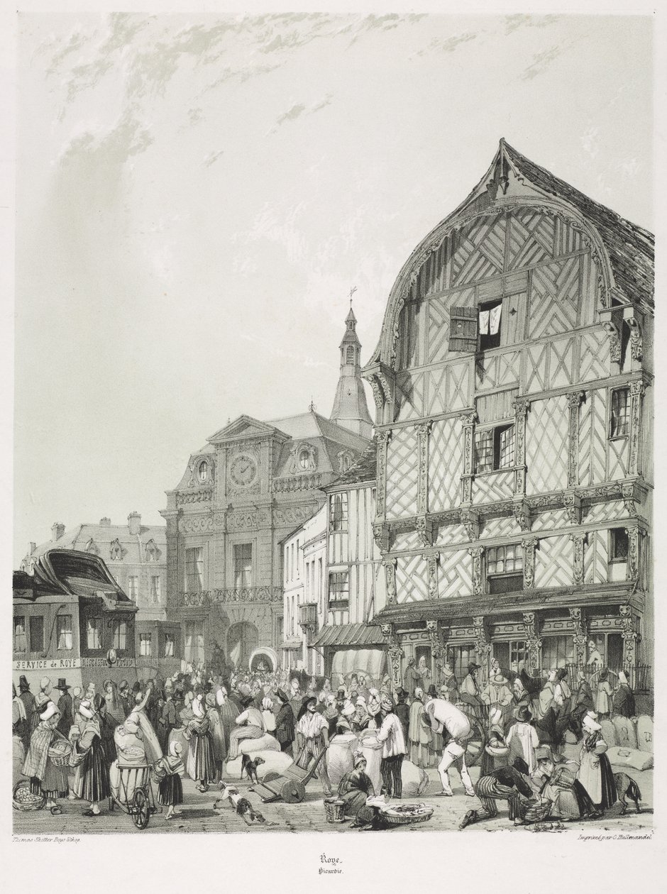 Viagens pitorescas e românticas na Velha França, Picardie vol. 2, 1840. de Thomas Shotter Boys