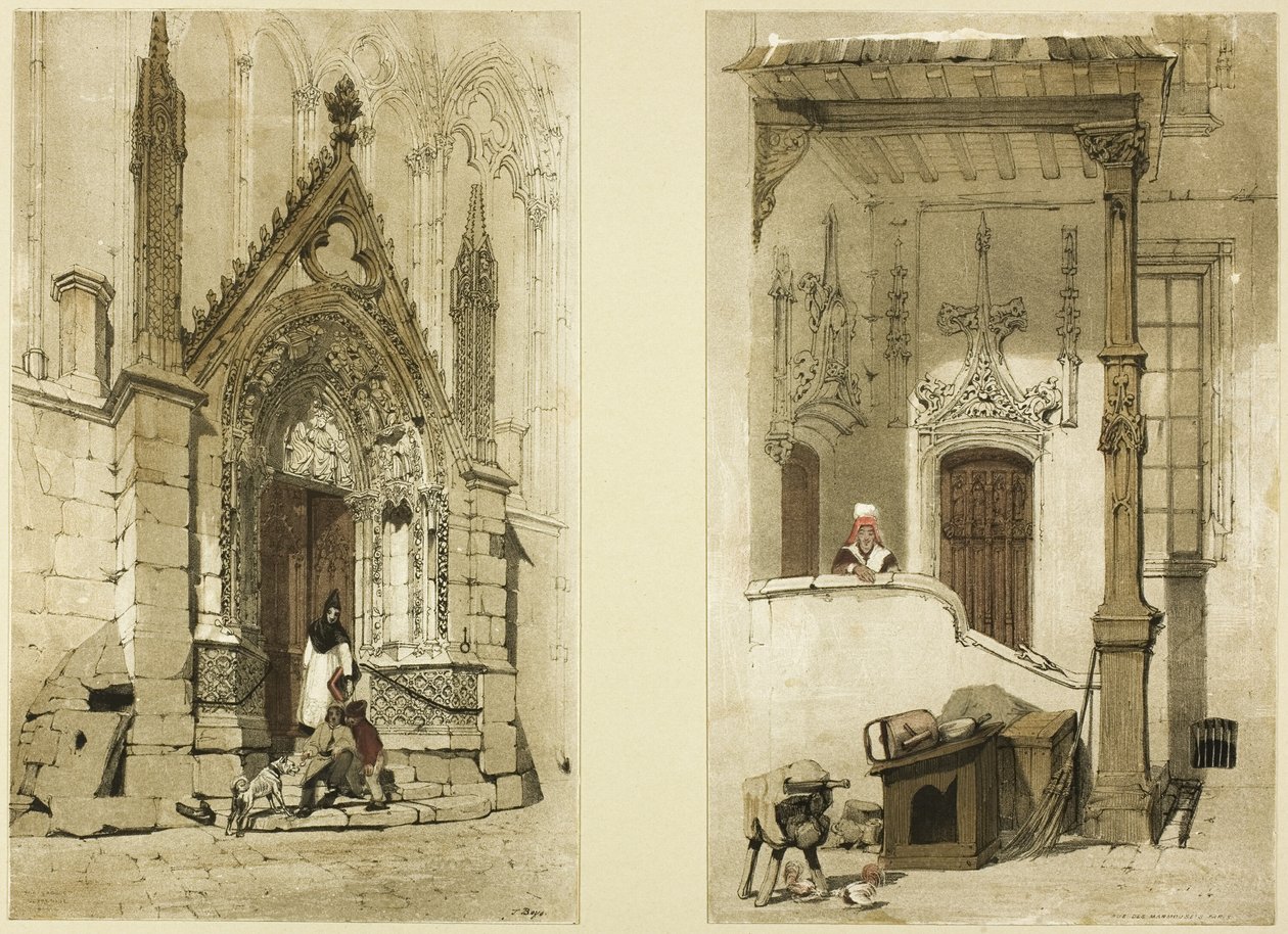 Porta Vermelha, Notre Dame, Paris de Thomas Shotter Boys