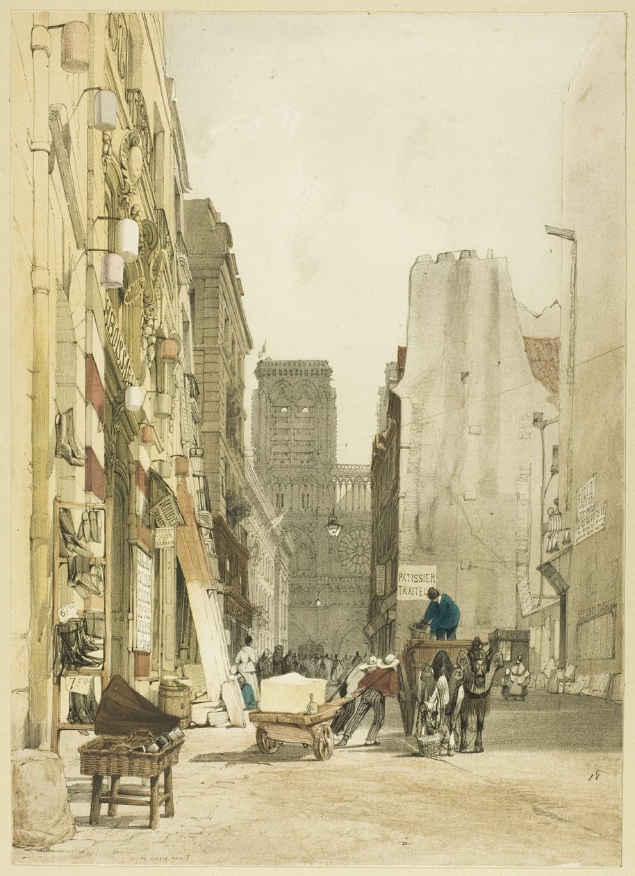 Rua Notre-Dame, Paris de Thomas Shotter Boys