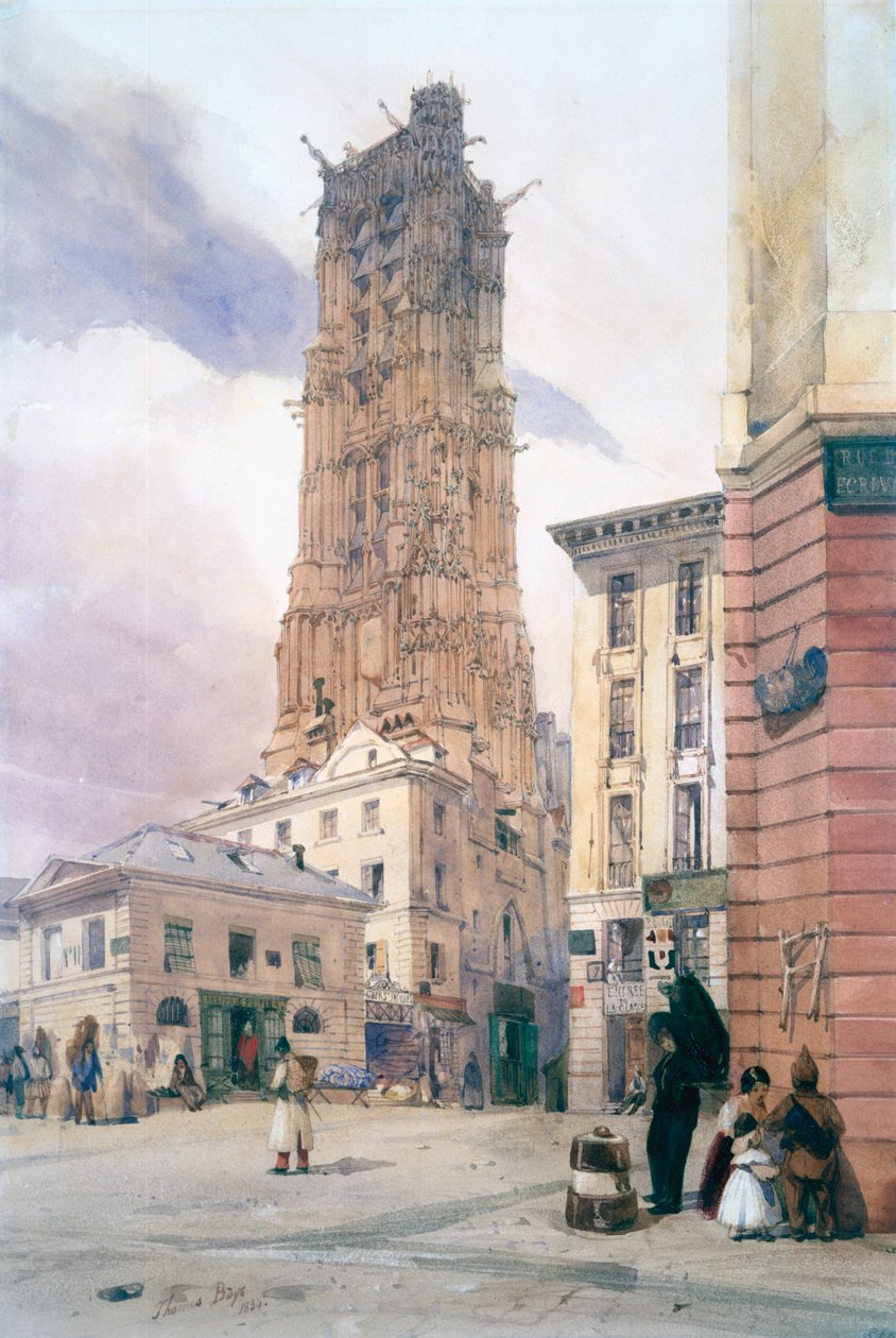 Torre de São Jacques, 1834 de Thomas Shotter Boys