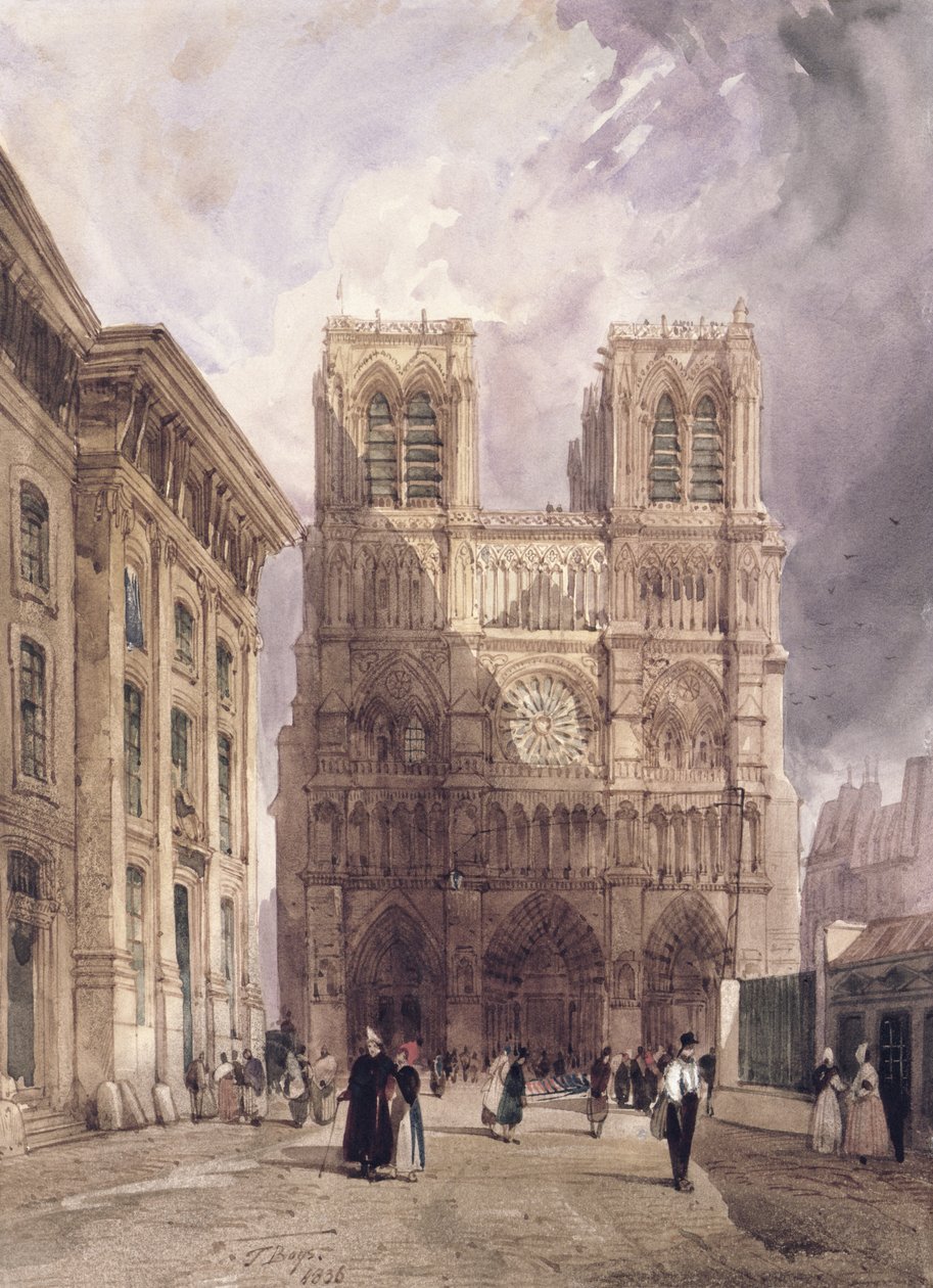 A Catedral de Notre Dame, Paris de Thomas Shotter Boys