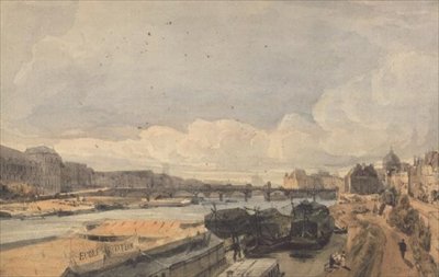 A Pont des Arts, Paris de Thomas Shotter Boys