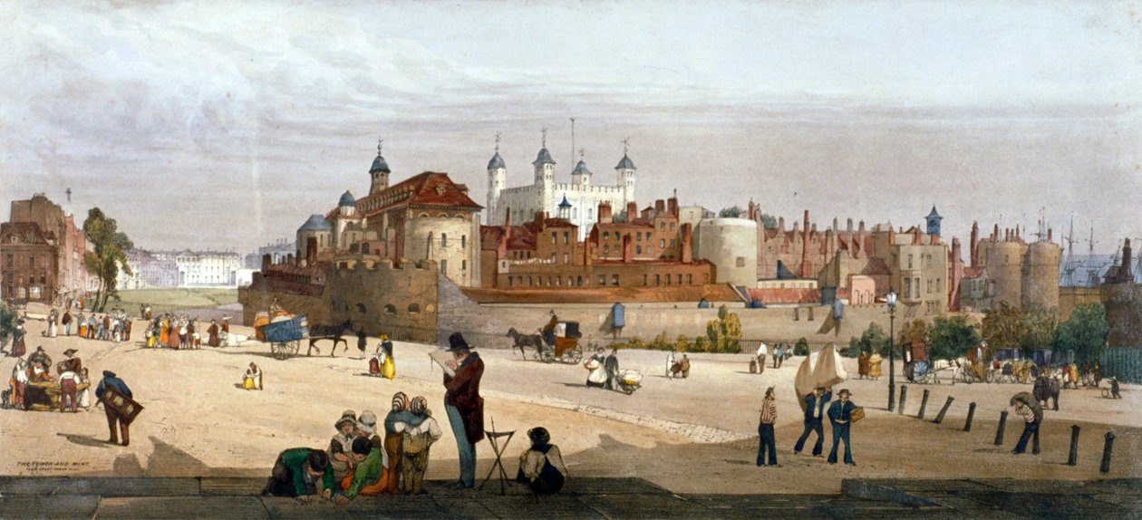 Torre de Londres, 1842 de Thomas Shotter Boys