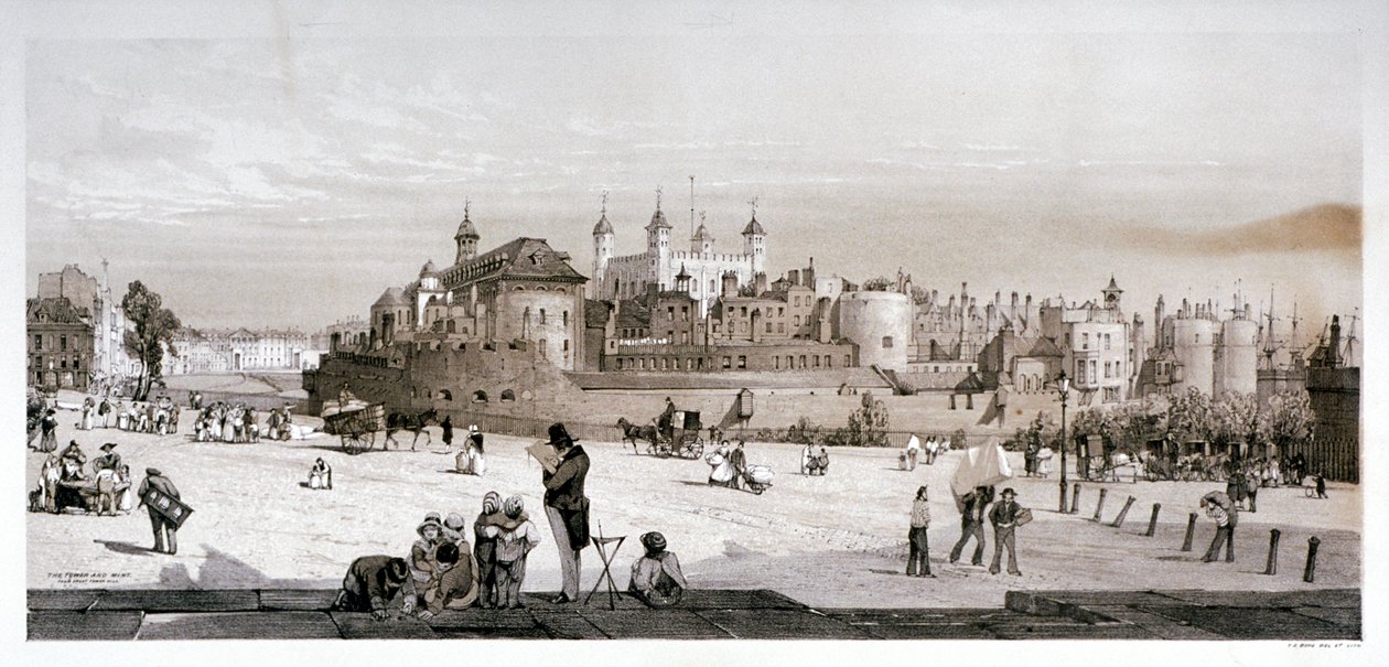 Torre de Londres, 1842 de Thomas Shotter Boys