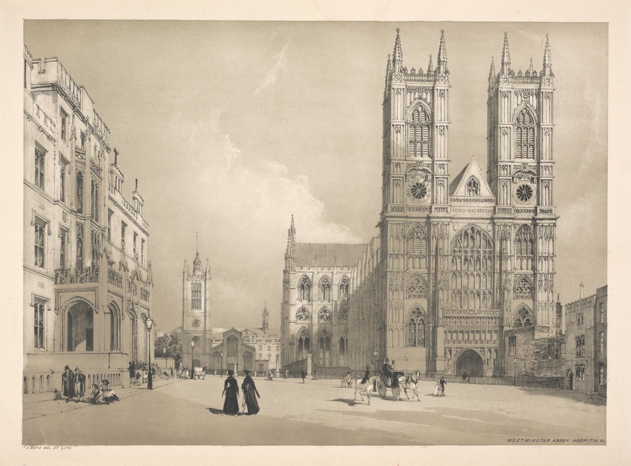 Abadia de Westminster, Hospital &c. de Thomas Shotter Boys